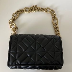 Black Zara shoulder bag